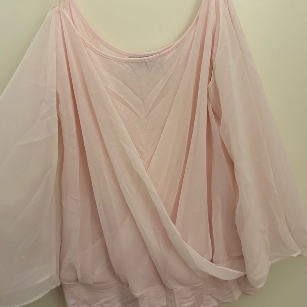Bailey 44 Elegant Pink  Blouse Off the Shoulder